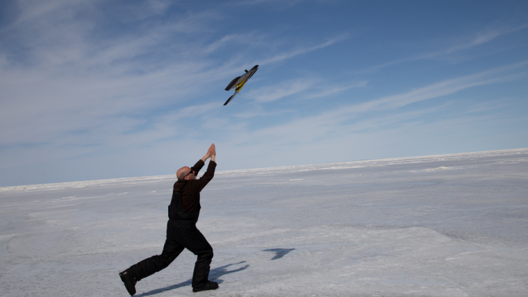 UAVs Help Monitor Lake Winnipeg Ice Hazards