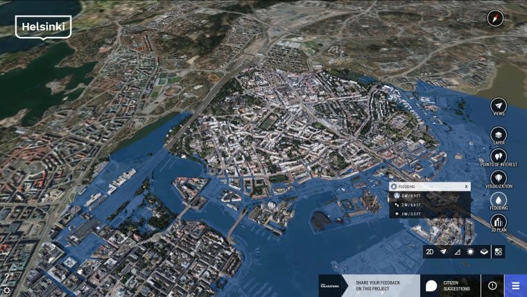 City-scale digital twins for flood resilience