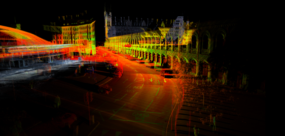 Street-level laser point clouds and imagery for smart parking