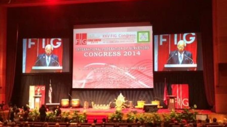 FIG Congress in Kuala Lumpur: 'Surveyor Has Role in Sustainable Growth'