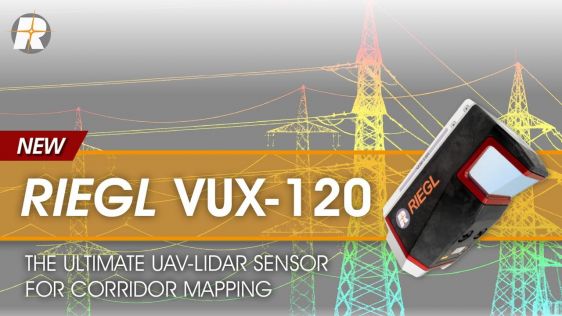 RIEGL VUX-120 UAV LiDAR Sensor for Corridor Mapping