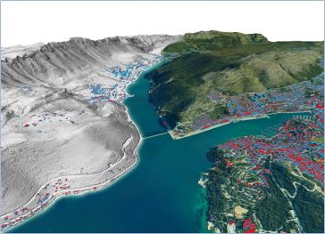 Mapping Dubrovnik and Split with integrated airborne sensor systems