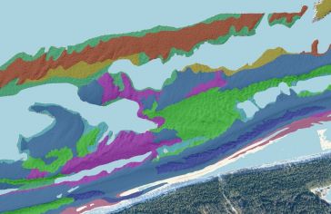 Shallow seabed mapping based on airborne Lidar bathymetry