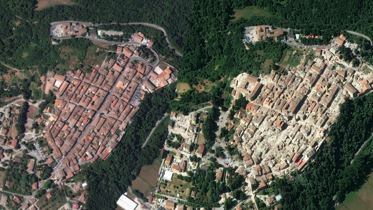 Supporting Earthquake Emergency Operations with Satellite Images