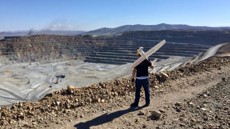 3D UAS Mapping of a Copper Mine