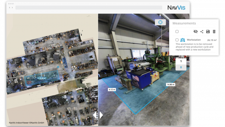 NavVis Adds Virtual Planning and Communication Features to IndoorViewer Software