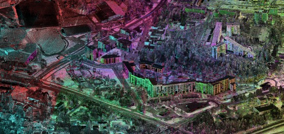 Kinematic Laser Scanning in Assessing Urban Land Use and Utility Infrastructure