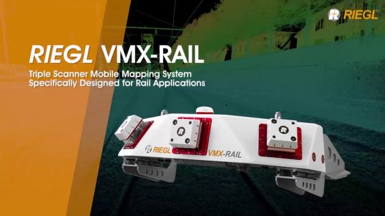 RIEGL VMX-RAIL Triple Scanner Mobile Mapping System