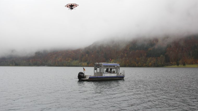 Combining Hydrography and UAV Photogrammetry for Lake Volume Calculation