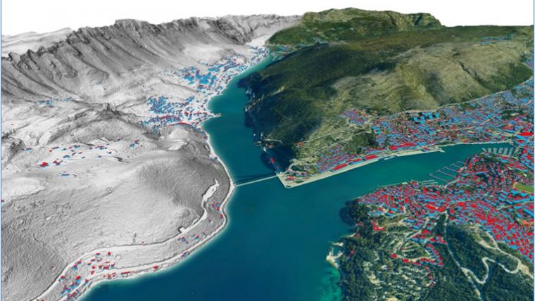 Mapping Dubrovnik and Split with Integrated Airborne Sensor Systems