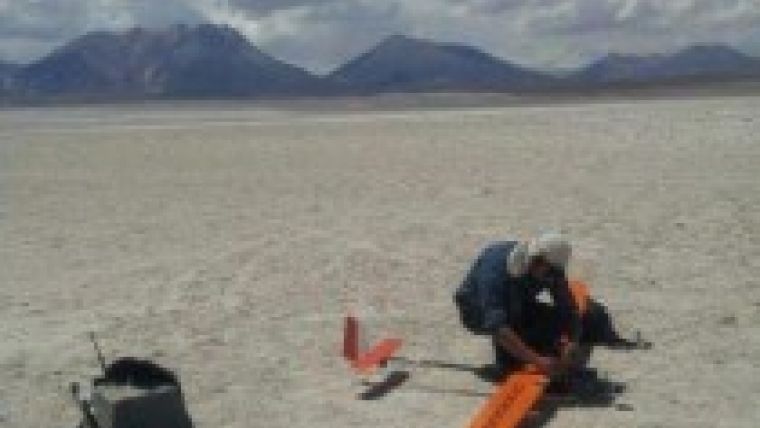 UAS Conducts Survey at 4,300m above Sea Level