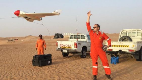 Hottest-ever Topographic UAV Survey in Abu Dhabi Desert