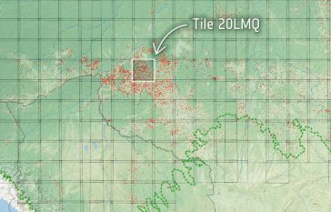 Exploring Amazon forest loss through Sentinel-1’s radar data cube
