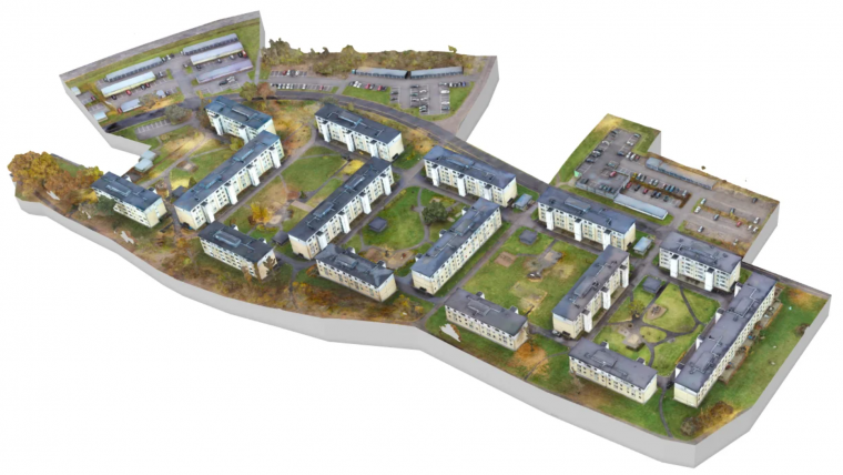 Creating 5,000 Digital Twin Apartments with UAV-captured Imagery