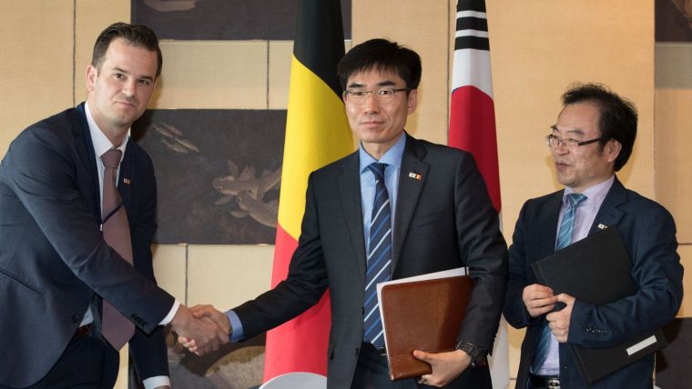 SI Imaging Services Signs MoU to Strengthen Cooperation between South Korea and Belgium