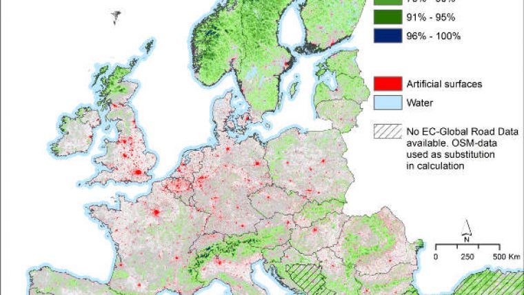 Detailed Mapping Reveals Europe’s Wilder Side