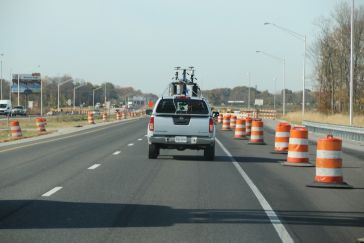 Lidar-based Mobile Mapping for Accurate Documentation of Work Zones along Transportation Corridors
