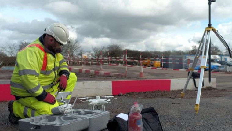 Infrastructure Group Benefits from Drone Technology in Smart Motorways Project