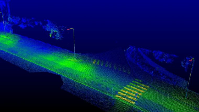 Night-time Mobile Mapping of Road Surface Luminance